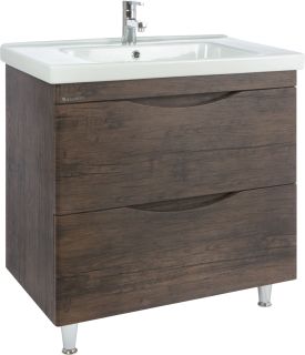 Тумба под раковину Bellezza Санриса 80см орех 00000010190